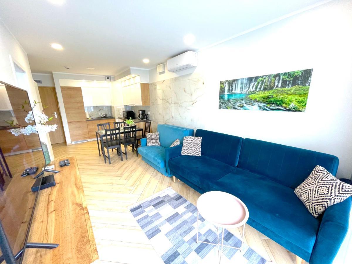 Apartament Superior Blue Przy Plazy- Free Pool, Saunas, Jacuzzi, Fitness, Salzgrotte Колобжег Екстериор снимка