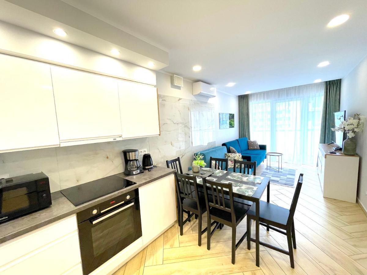 Apartament Superior Blue Przy Plazy- Free Pool, Saunas, Jacuzzi, Fitness, Salzgrotte Колобжег Екстериор снимка