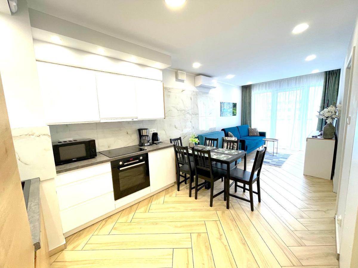 Apartament Superior Blue Przy Plazy- Free Pool, Saunas, Jacuzzi, Fitness, Salzgrotte Колобжег Екстериор снимка