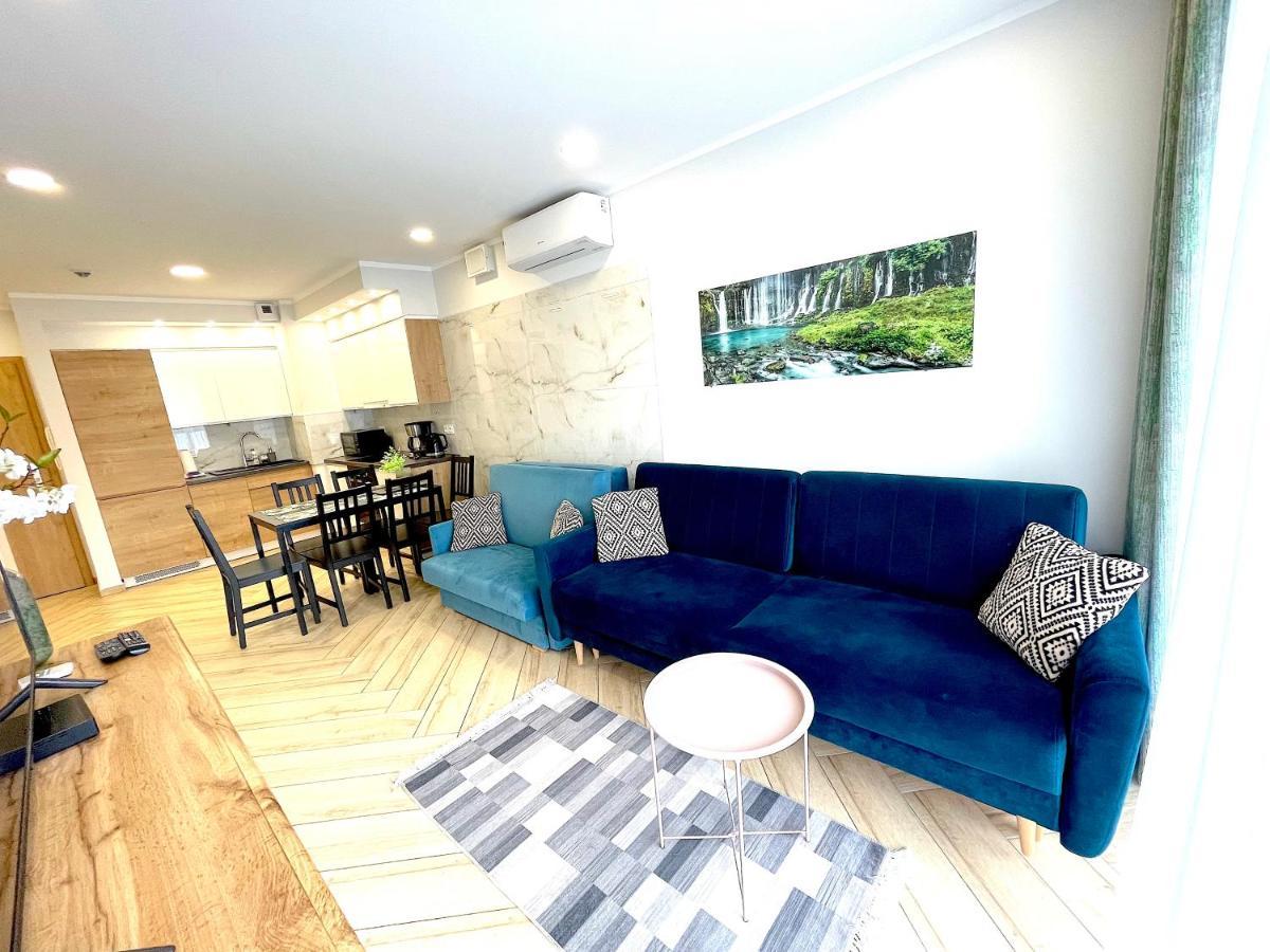 Apartament Superior Blue Przy Plazy- Free Pool, Saunas, Jacuzzi, Fitness, Salzgrotte Колобжег Екстериор снимка