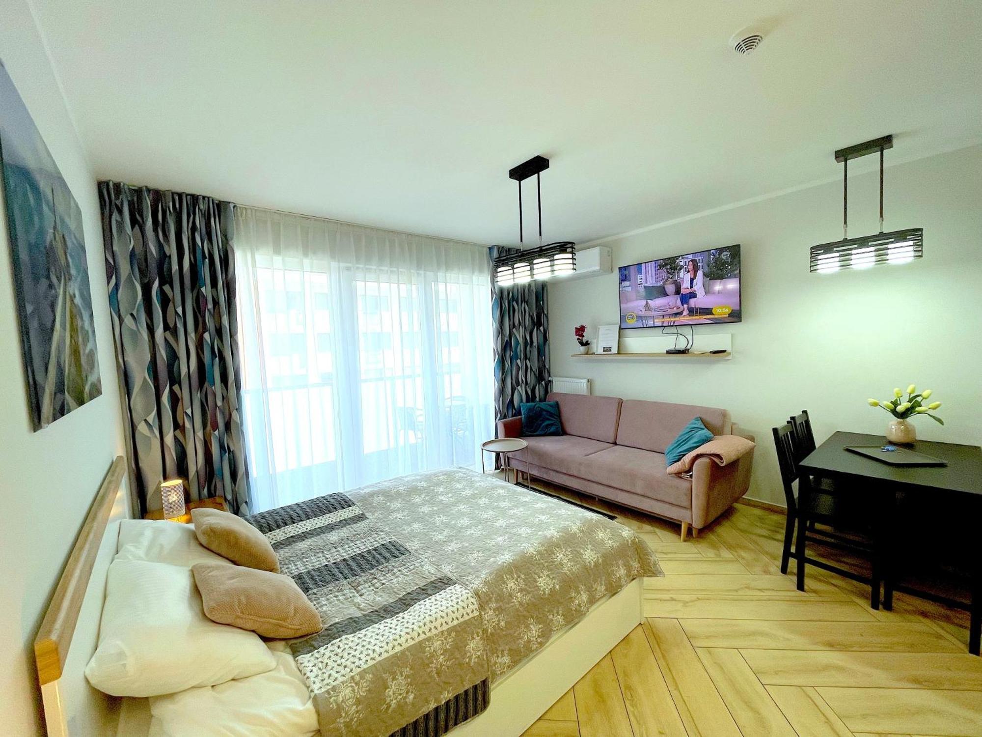 Apartament Superior Blue Przy Plazy- Free Pool, Saunas, Jacuzzi, Fitness, Salzgrotte Колобжег Екстериор снимка