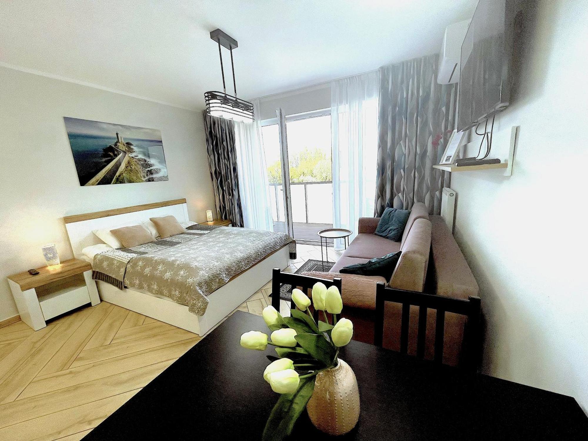 Apartament Superior Blue Przy Plazy- Free Pool, Saunas, Jacuzzi, Fitness, Salzgrotte Колобжег Екстериор снимка
