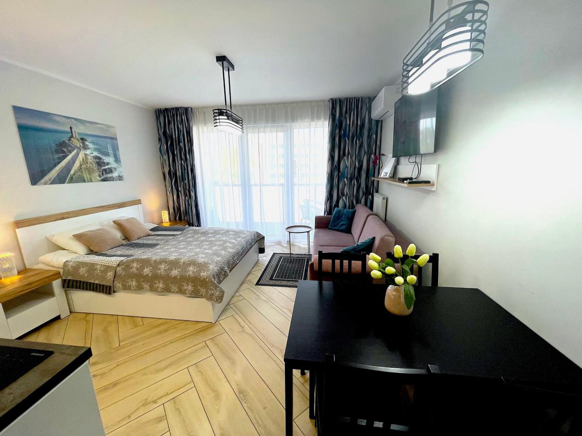 Apartament Superior Blue Przy Plazy- Free Pool, Saunas, Jacuzzi, Fitness, Salzgrotte Колобжег Екстериор снимка
