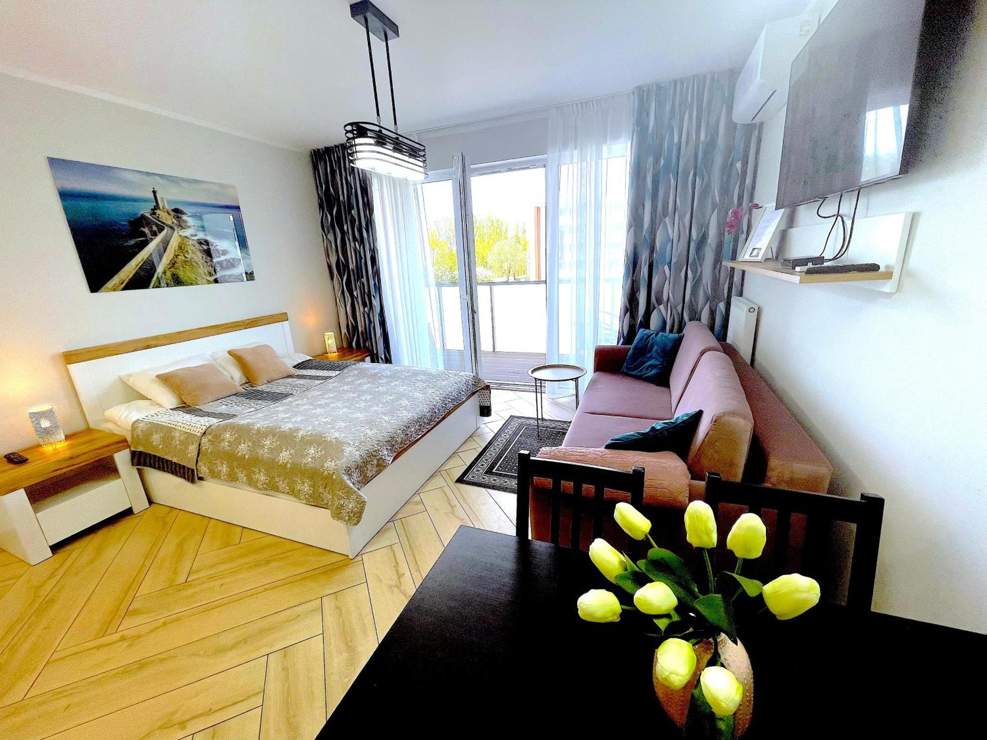 Apartament Superior Blue Przy Plazy- Free Pool, Saunas, Jacuzzi, Fitness, Salzgrotte Колобжег Екстериор снимка