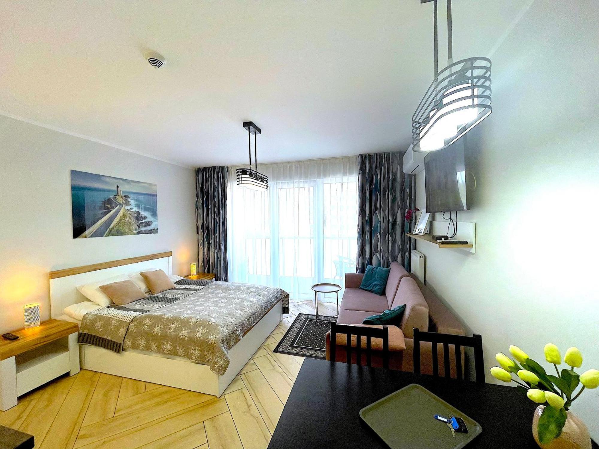 Apartament Superior Blue Przy Plazy- Free Pool, Saunas, Jacuzzi, Fitness, Salzgrotte Колобжег Екстериор снимка